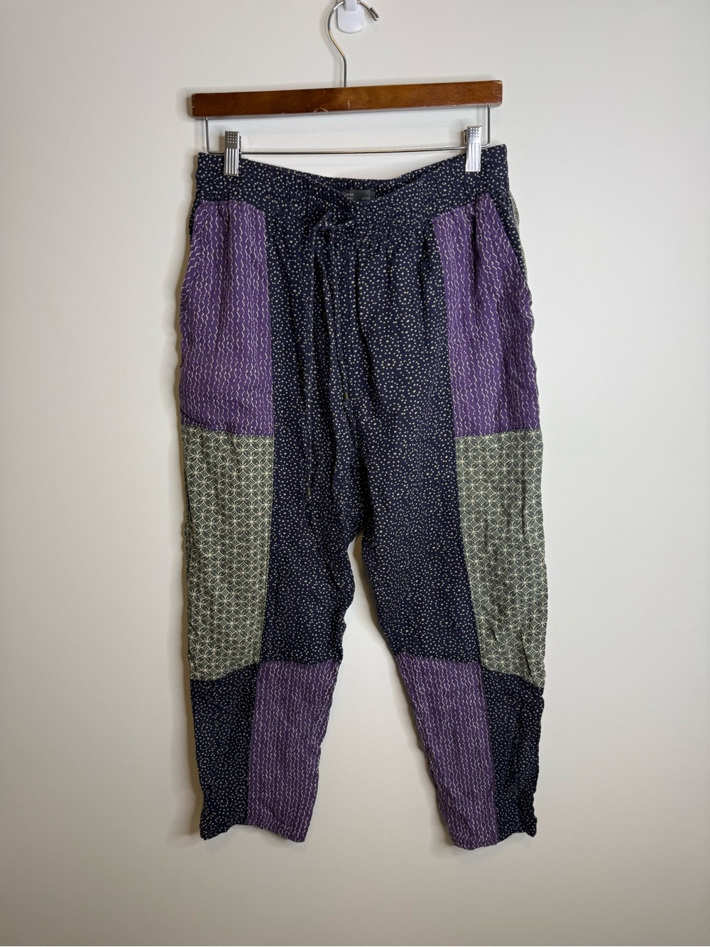 Anthropologie Saturday Sunday patchwork jogger lounge pants medium